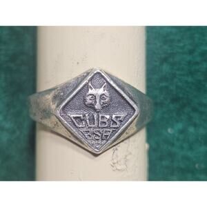 VINTAGE CUB SCOUT STERLING RING SIZE 8.5